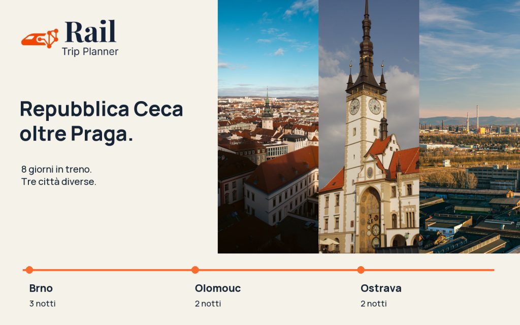 Repubblica Ceca in treno oltre Praga: 8 giorni tra Brno, Olomouc e Ostrava